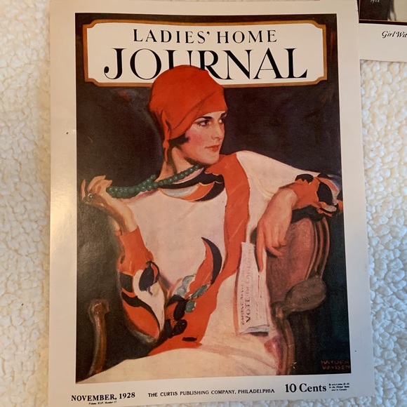 VINTAGE Set Ladies Home Journal cover prints in 11x14 size, ready for framing - Picture 5 of 12
